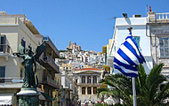 Greece,Greek Islands,Cyclades,Syros,Romanza Rooms